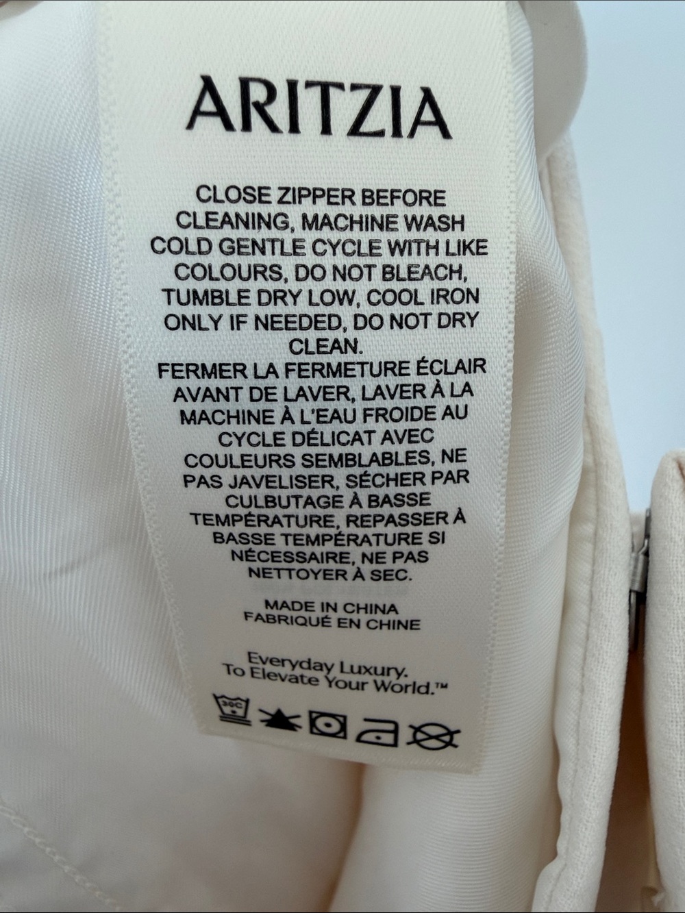 NWT Aritzia The Effortless Pant Light Birch Size 4 Tall - Picture 4 of 12